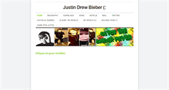 Desktop Screenshot of justin-bieber.weebly.com