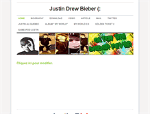 Tablet Screenshot of justin-bieber.weebly.com