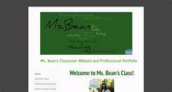 Desktop Screenshot of msbean.weebly.com