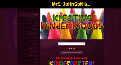 Desktop Screenshot of johnsonskindergarten.weebly.com