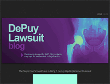Tablet Screenshot of depuylawsuit.weebly.com