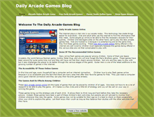 Tablet Screenshot of dailyarcadegames.weebly.com