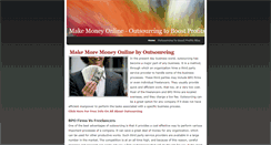 Desktop Screenshot of makemoneybyoutsourcing.weebly.com