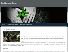 Tablet Screenshot of bestzombiegames.weebly.com