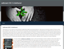 Tablet Screenshot of jailbreakios5untethered.weebly.com