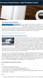 Mobile Screenshot of firsthousefinancialreview.weebly.com