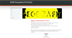 Desktop Screenshot of gcsegeographyfirsthand.weebly.com