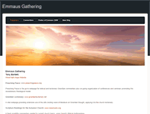 Tablet Screenshot of emmaus.weebly.com