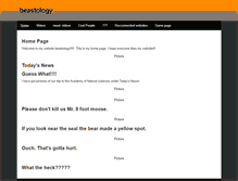 Tablet Screenshot of beastology.weebly.com