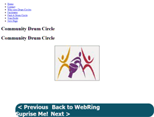 Tablet Screenshot of drumcircle.weebly.com