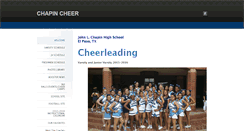 Desktop Screenshot of chapincheer.weebly.com