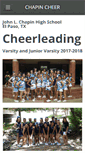 Mobile Screenshot of chapincheer.weebly.com