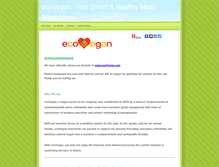 Tablet Screenshot of ecovegan.weebly.com