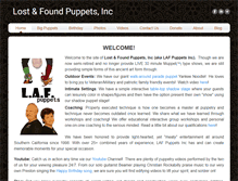 Tablet Screenshot of lafpuppets.weebly.com