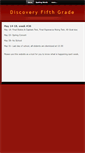 Mobile Screenshot of discoveryfifth.weebly.com