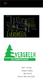 Mobile Screenshot of evergreenelementaryschool.weebly.com