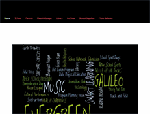 Tablet Screenshot of evergreenelementaryschool.weebly.com