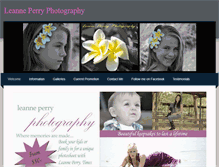 Tablet Screenshot of leanneperryphotography.weebly.com