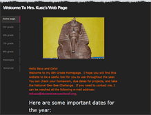 Tablet Screenshot of kusz208.weebly.com