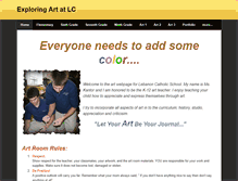 Tablet Screenshot of exploringartatlc.weebly.com