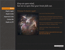 Tablet Screenshot of kaylas-apple.weebly.com