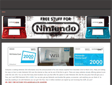 Tablet Screenshot of freenintendoitems.weebly.com