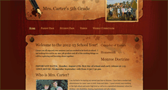 Desktop Screenshot of mrscarters5thgrade.weebly.com