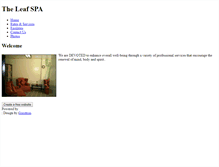 Tablet Screenshot of leafspa.weebly.com