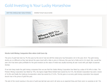 Tablet Screenshot of luckyhorseshoestack.weebly.com