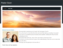 Tablet Screenshot of pastorsean.weebly.com