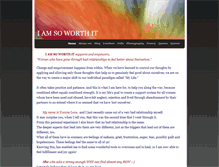 Tablet Screenshot of iamsoworthit.weebly.com