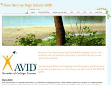 Tablet Screenshot of nhhsavid.weebly.com