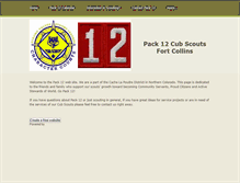 Tablet Screenshot of pack12fortcollins.weebly.com
