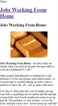 Mobile Screenshot of jobsworkingfromhome.weebly.com