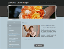 Tablet Screenshot of carriannedillonharpist.weebly.com