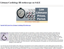 Tablet Screenshot of littmanncardiologyiii.weebly.com