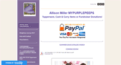 Desktop Screenshot of mypurplepeeps.weebly.com