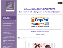 Tablet Screenshot of mypurplepeeps.weebly.com