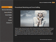 Tablet Screenshot of legacyeventsandpromotions.weebly.com