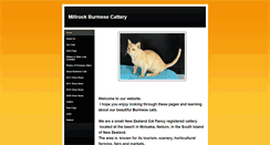 Desktop Screenshot of millrockcattery.weebly.com
