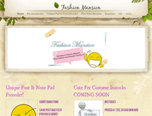 Tablet Screenshot of fashion--mansion.weebly.com