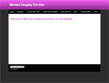 Tablet Screenshot of mariskahargitay.weebly.com