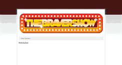 Desktop Screenshot of bravershow.weebly.com