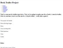 Tablet Screenshot of booktrailer.weebly.com