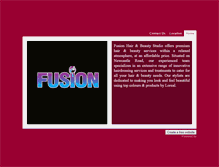 Tablet Screenshot of fusion-hairandbeauty.weebly.com