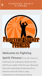Mobile Screenshot of fightingspiritfitness.weebly.com
