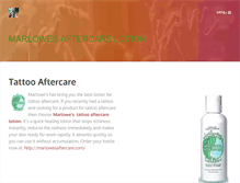 Tablet Screenshot of marlowesaftercare.weebly.com