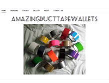Tablet Screenshot of amazingducttapewallets.weebly.com