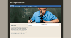Desktop Screenshot of mrlangsclassroom.weebly.com