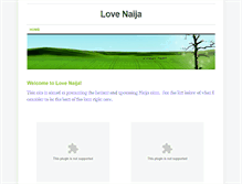 Tablet Screenshot of lovenaija.weebly.com